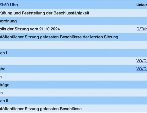 Ausschuss für Tourismus und Kultur – 03.02.2025
